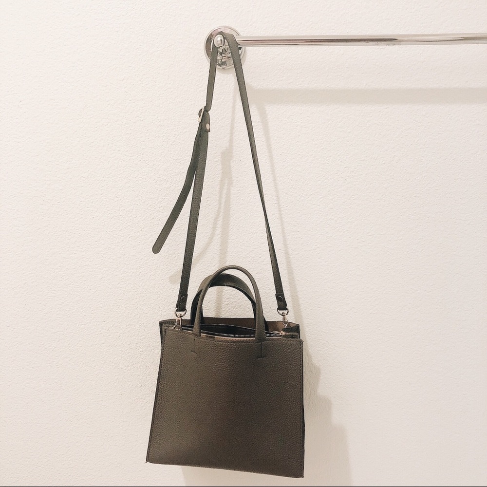 Dark Gray Tote Shoulder Bag